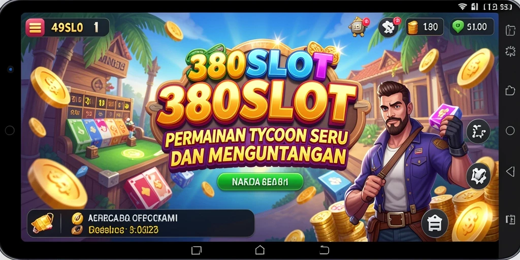 Tampilan gameplay 380SLOT yang seru dan penuh strategi bisnis.