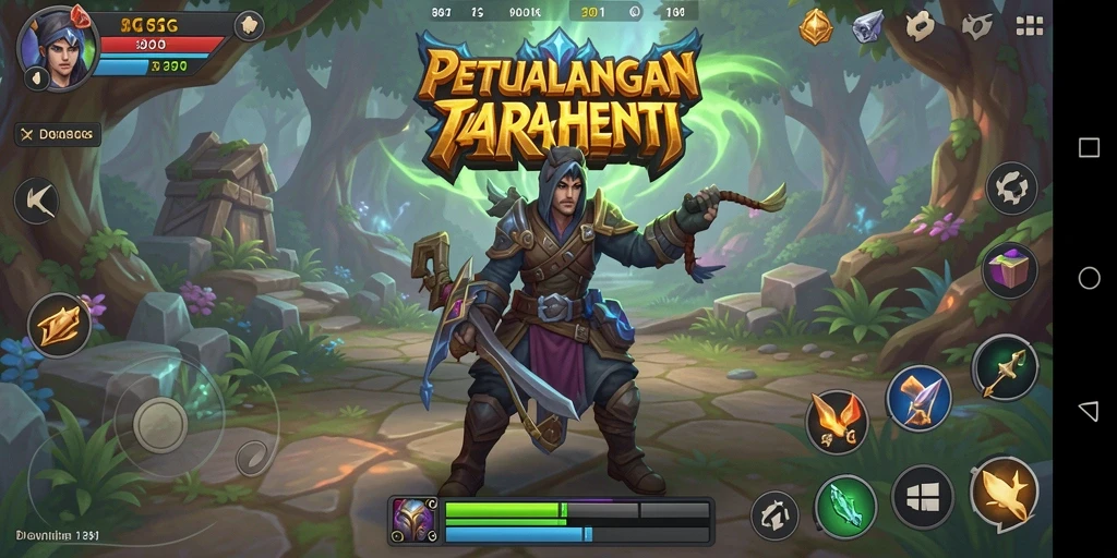 Menampilkan aksi pertempuran seru dalam dunia ARPG 8G8G.