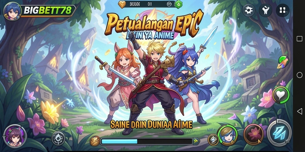 Tampilan menarik dari gameplay BIGBET78 yang penuh aksi Anime