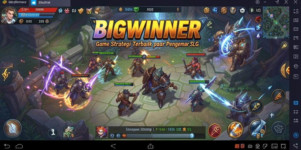 Screenshot gameplay BIGWINNER dengan aksi strategi seru.