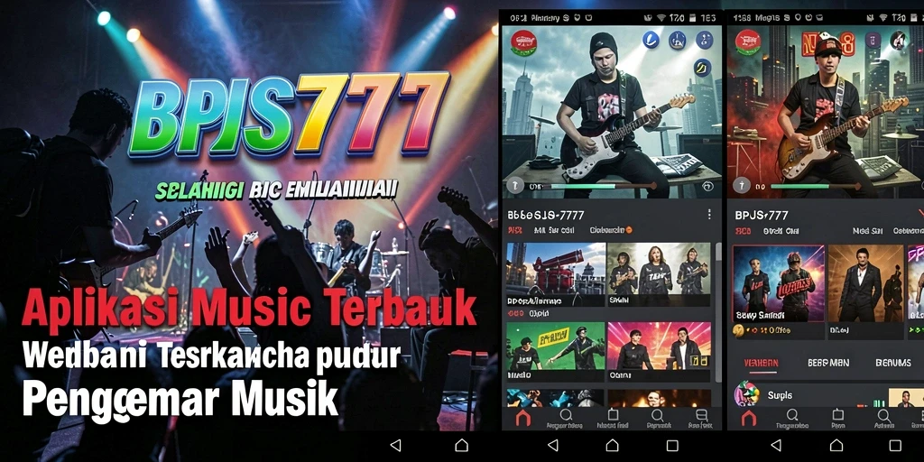 Menampilkan gameplay aplikasi musik dengan berbagai fitur menarik.