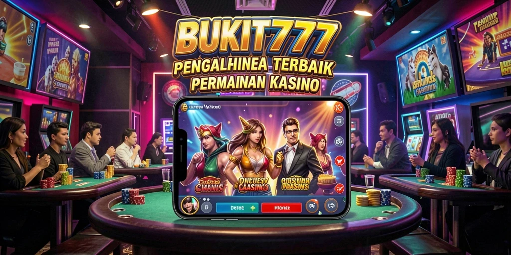 Tampilan gameplay menarik di BUKIT777 dengan suasana Kasino.