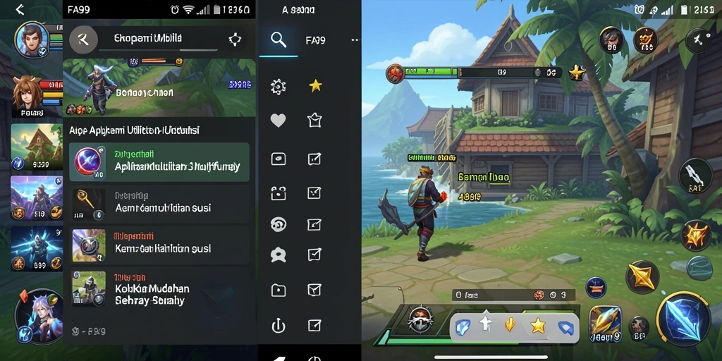 Tangkapan layar dari FA99 menampilkan dashboard aplikasi Utility yang intuitif.