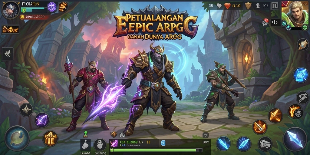 Gameplay menegangkan dalam dunia fantasi ARPG.
