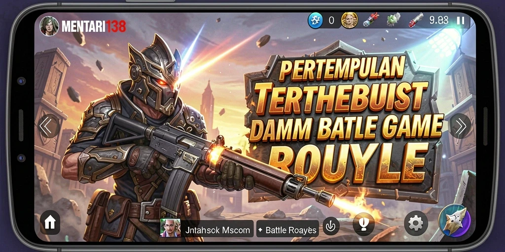 Gameplay seru MENTARI138 dalam pertempuran Battle Royale.