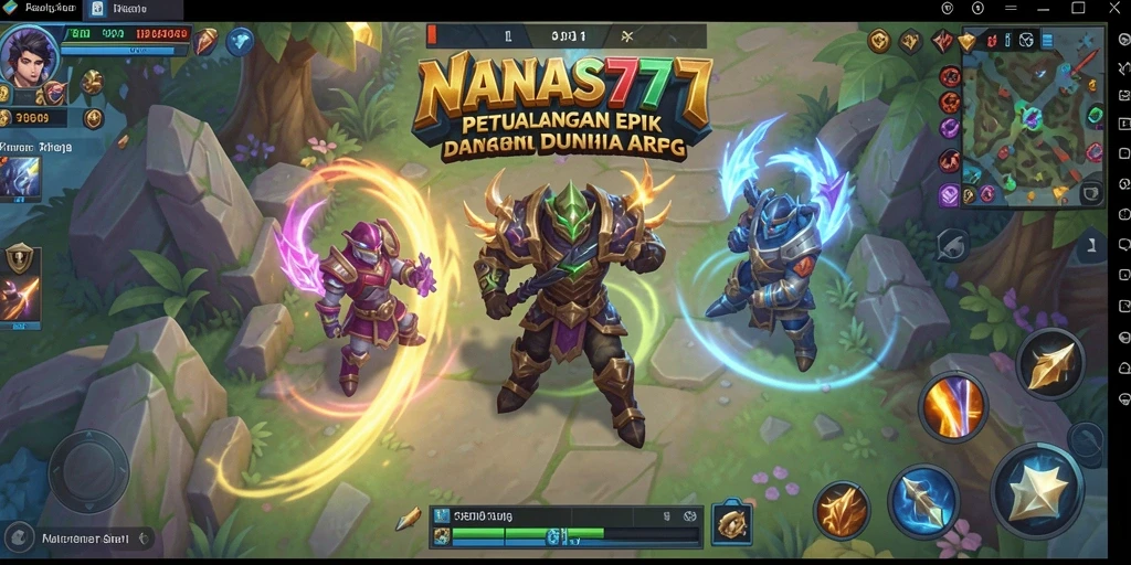 Tampilan gameplay NANAS777 yang mendebarkan dan penuh aksi.