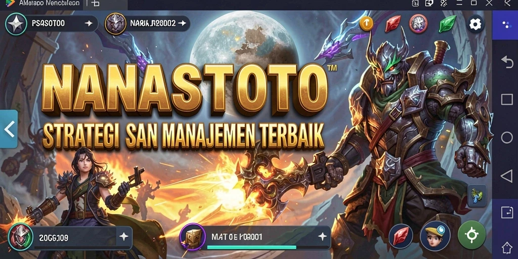 Tampilan gameplay yang memukau dari NANASTOTO dengan strategi mendalam.