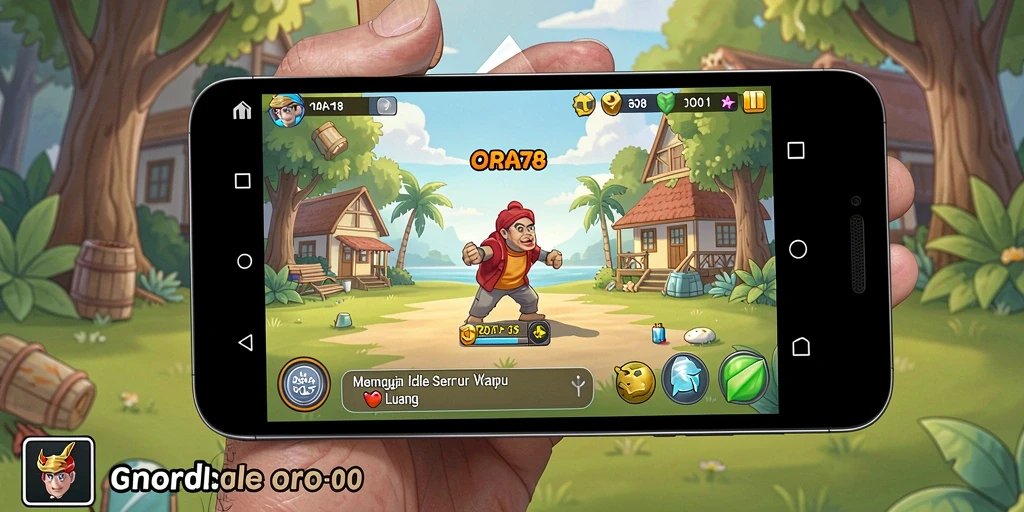 Tampilan gameplay ORA78 yang seru dan menarik.