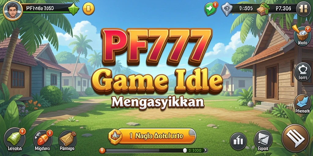 Tampilan screenshot utama PF777 menampilkan gameplay Idle yang menarik dan interaktif.
