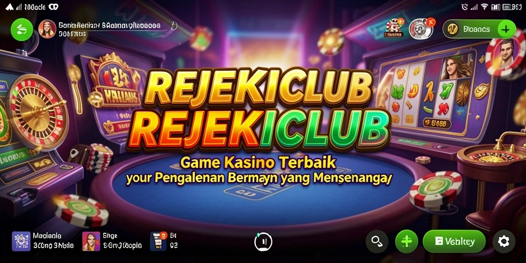 Tampilan gameplay menarik dari REJEKICLUB yang mengundang pemain.