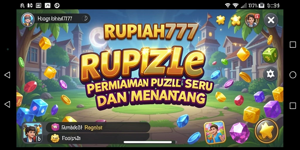 Tampilan gameplay menantang di RUPIAH777 dengan berbagai teka-teki.