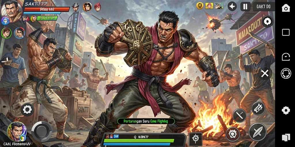 Gameplay seru dengan pertarungan epik di SAKTI77.