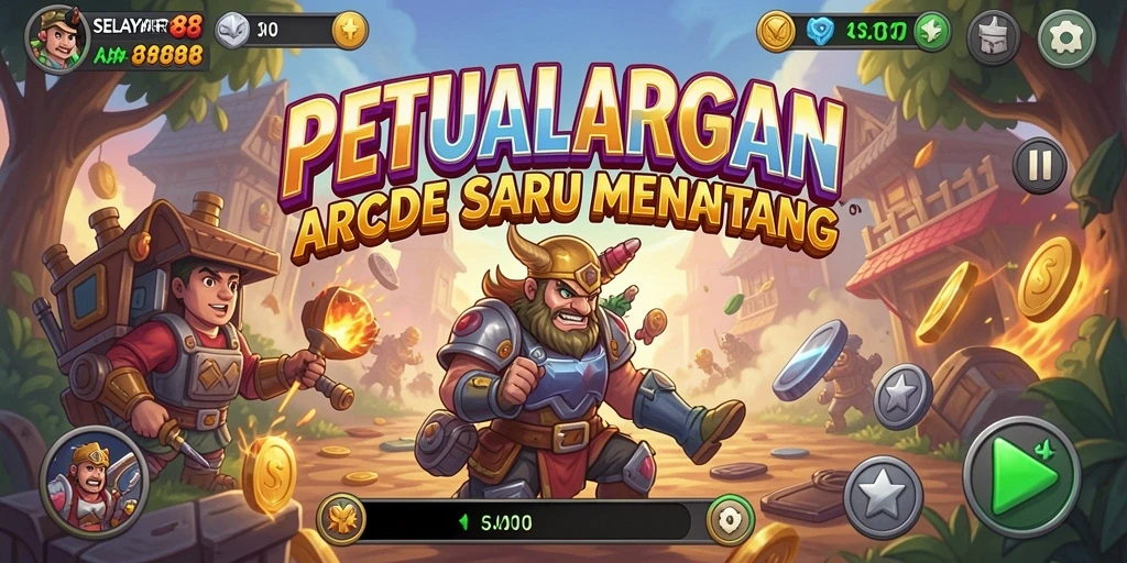 Tampilan gameplay <strong>SELAYAR88</strong> yang penuh warna dan menantang.