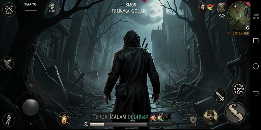 Gameplay SM605 yang menakutkan dan penuh ketegangan.