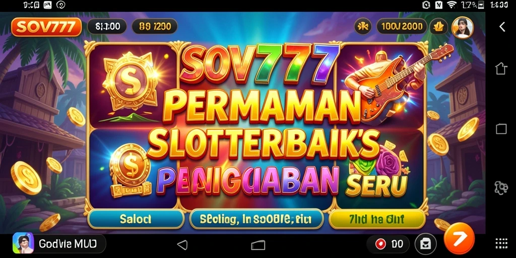 Tampilan menarik dari gameplay Slot SOV777 yang seru.
