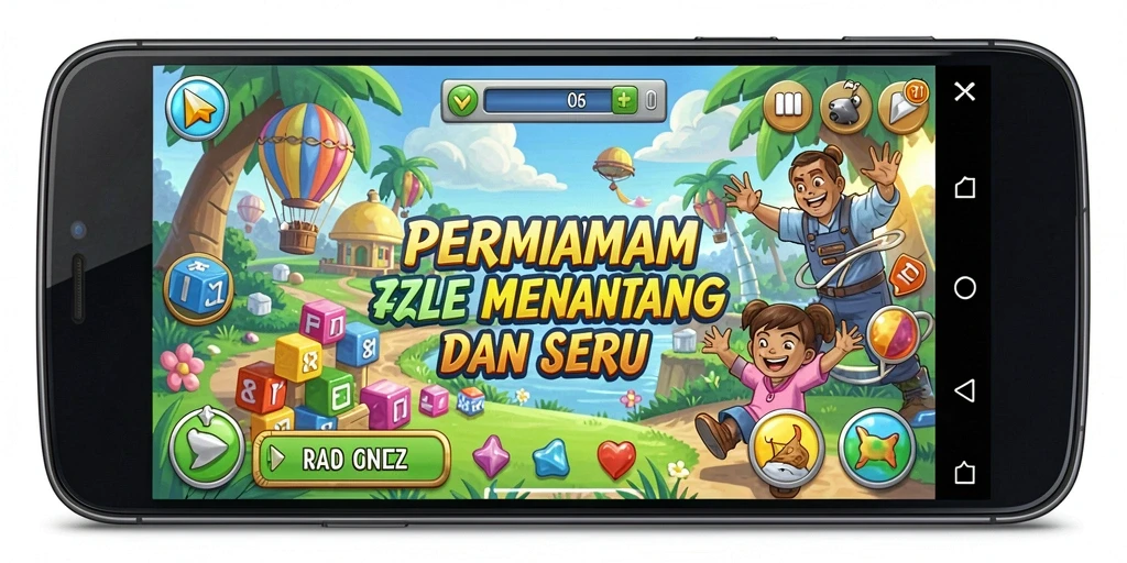 Gameplay seru T6 yang menampilkan tantangan puzzle yang menghibur.