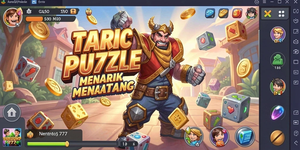 Tampilan gameplay TARUH777 yang menarik dan penuh warna.