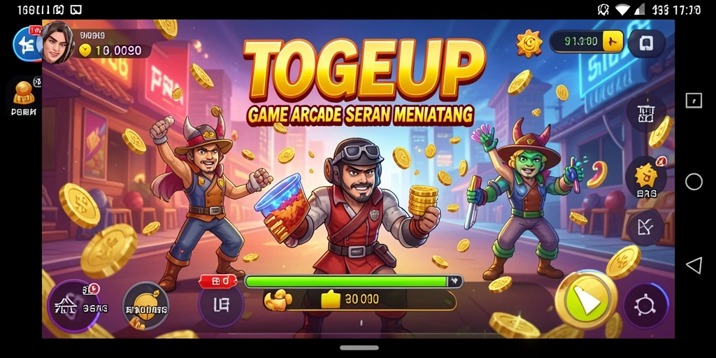 Tangkapan layar gameplay TOGELUP yang penuh aksi dan tantangan.