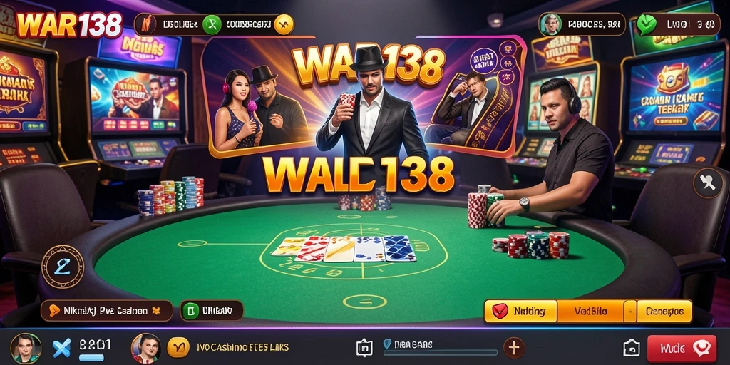 Tampilan gameplay Live Casino yang menarik dan mendebarkan.