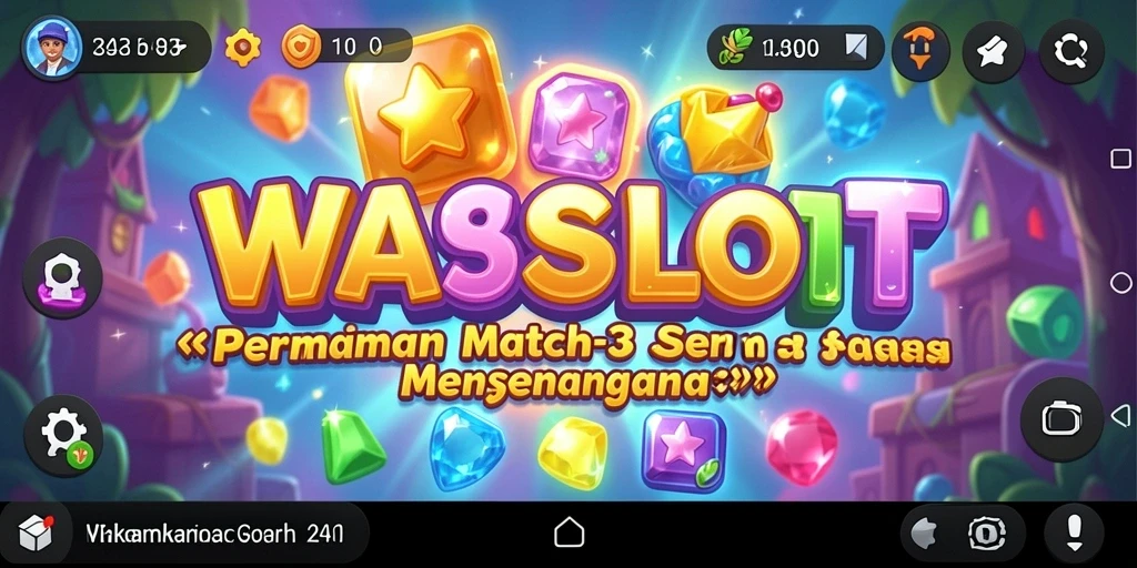 Tangkapan layar utama dari gameplay Match-3 yang menarik di WASLOT.